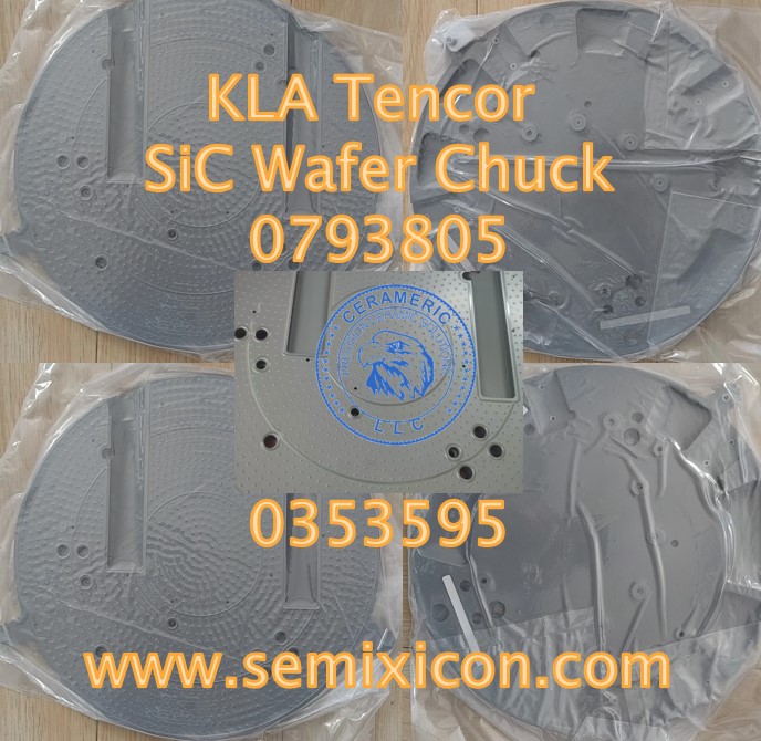 KLA Tencor Wafer Chuck 0793805 0353595 SiC Pin Chuck.jpg KLA Tencor Wafer Chuck 0793805 0353595 SiC Pin Chuck.jpg